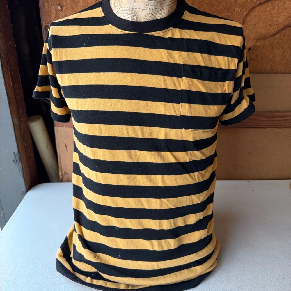 Striped biker tee: Limited run The Wild One inspired stripes